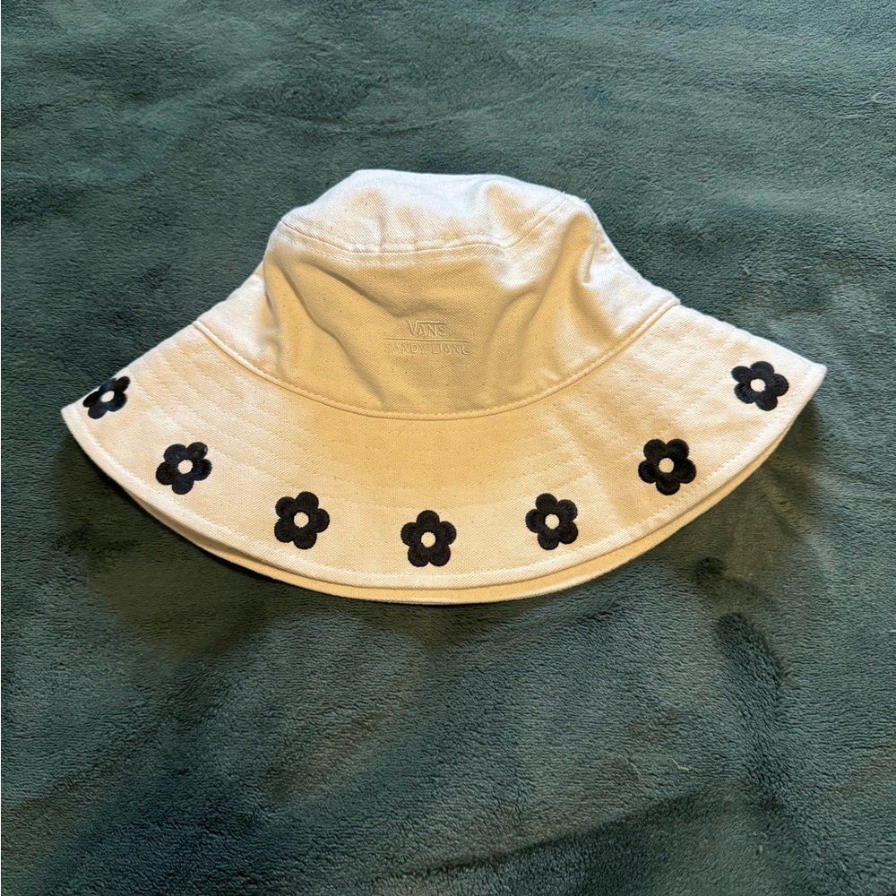 Sandy Liang and Vans collab flower bucket hat
